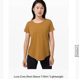Lululemon- size 10- love crew shirt